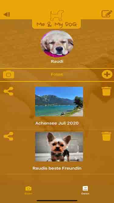 Dogstar App Me and my Dog screenshot